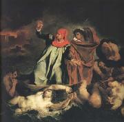 Dante and Virgil in Hell (mk10) Eugene Delacroix